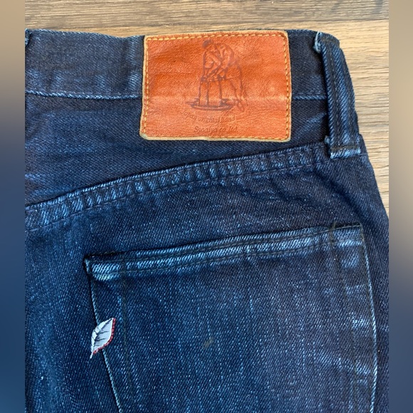 Pure Blue Japan/ Syoaiya Co. XX-007 Double Indigo Slim Straight Raw - Picture 4 of 5